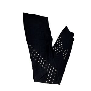 Urban Groove Black Silver Stud Leggings Size Small Medium